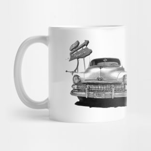 1951 Mercury on Drive In Night Mug